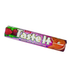 TASTE  IT BISCUIT RD - STRAWBERRY 40X120GR