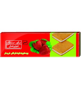 CREAM BISCUIT SQ - STRAWBERRY 40X120GR