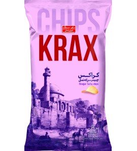 Krax Potato Chips Salt Vinegar 24x60gr