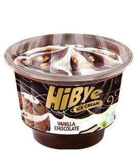 HiBye Vanilla Dairy Cup Chocolate