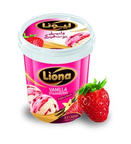 Liona Dairy Cup Strawberry