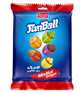 FUNBALL MIXED NUT CHOCOLATE DRAGEE 1X12X50GR