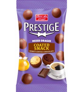 PRESTIGE MIXED SNACK CENTER FILLED CHOC DRAGEE